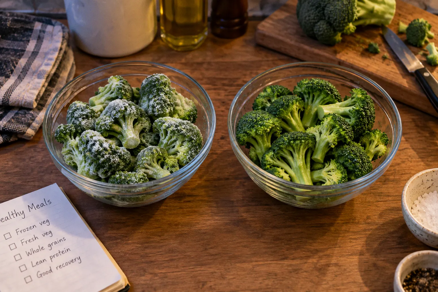 Frozen vs fresh vegetables: which fuels your recovery better?